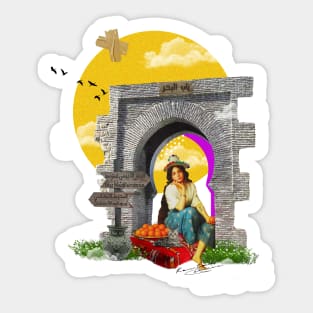 Moroccan north city tanger Sticker